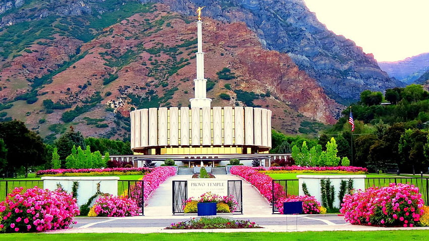 Provo Utah Temple, Mormon HD wallpaper