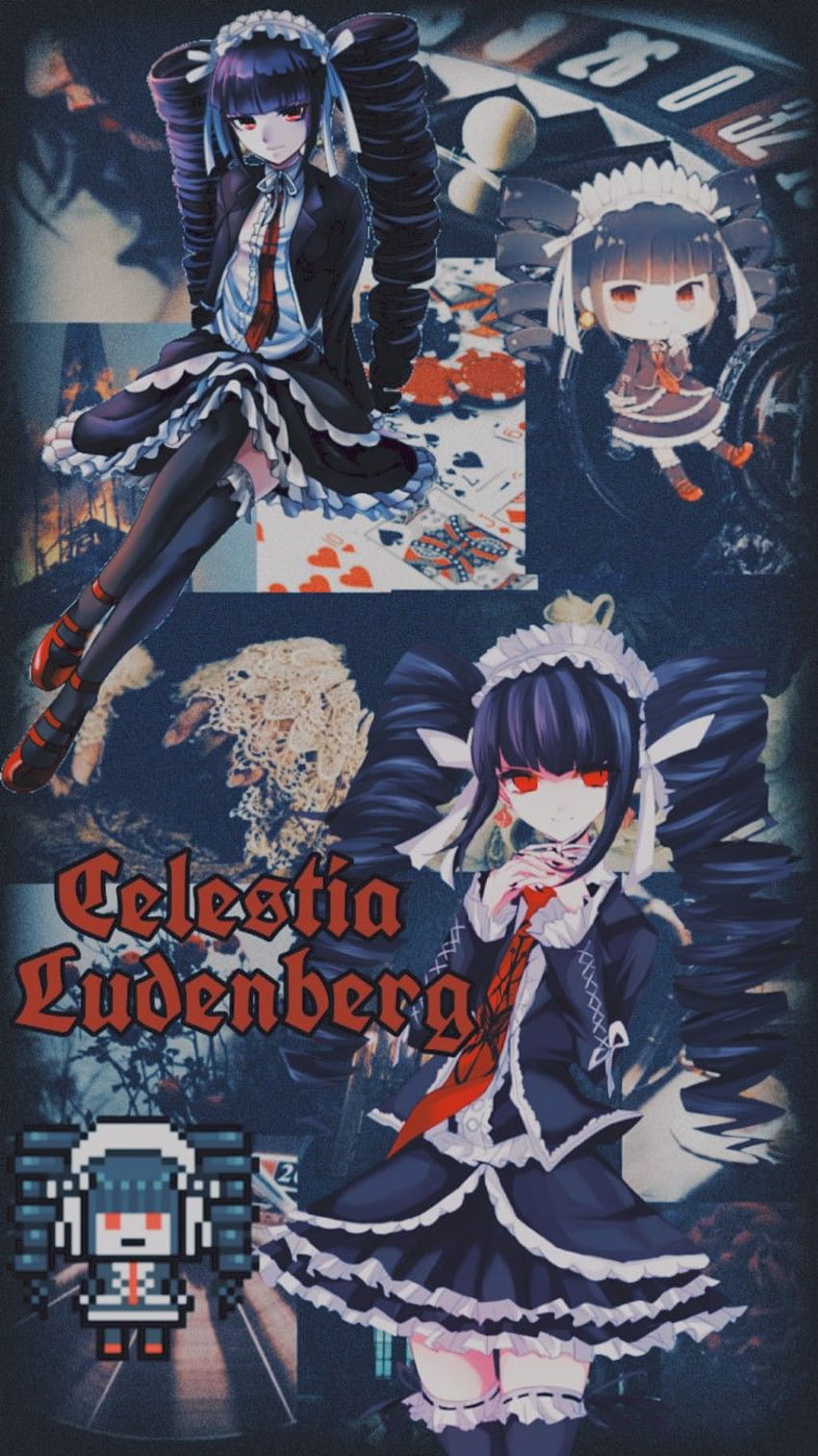 Celestia Ludenberg. Danganronpa characters, Cute anime , Danganronpa aesthetic celestia, Celestia Ludenberg Phone HD phone wallpaper