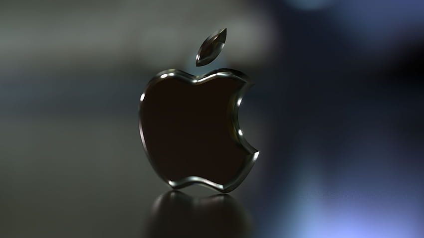 Logo Apple nero per PC e Mac, Macbook con logo Apple Sfondo HD