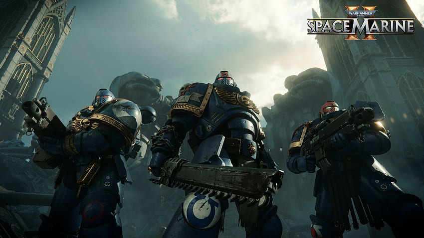 Marine espacial de Warhammer 2 fondo de pantalla