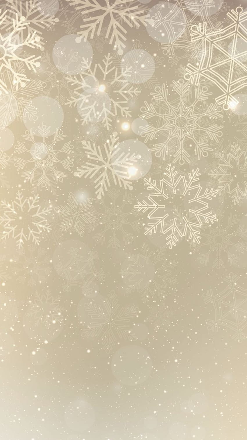 iPhone floco de neve dourado. . Iphon, Natal Rústico Papel de parede de celular HD