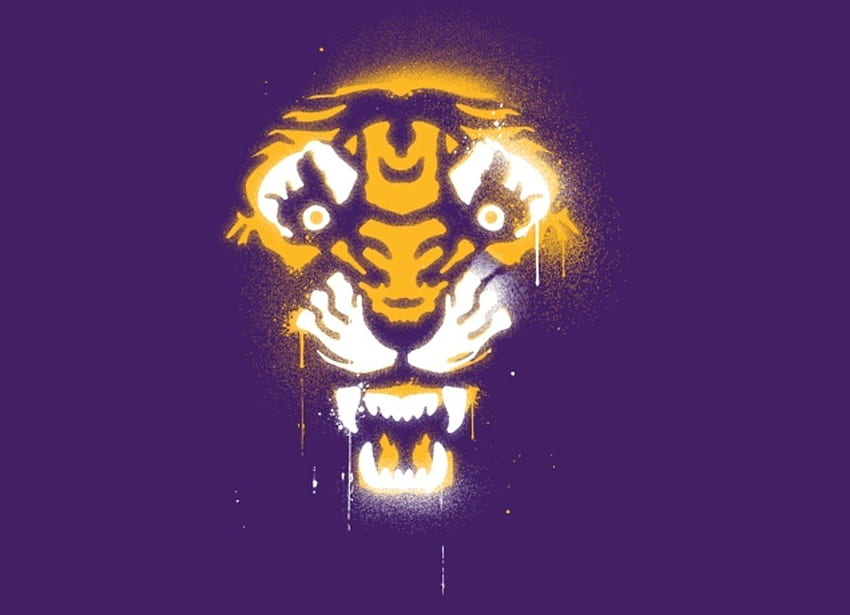 Galerie de tigres Lsu, tigre violet Fond d'écran HD