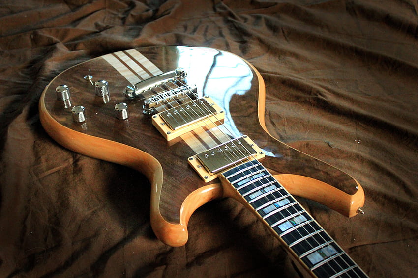 електрически, Gibson, Fender, Guitar, Reflection, Strings, Macro, Guitar Art HD тапет
