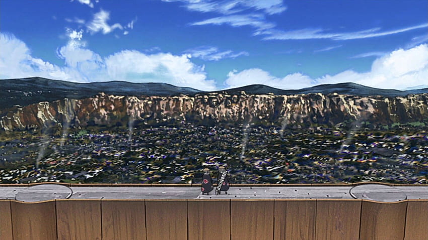 Hidden Leaf Village, Naruto Landscape HD wallpaper