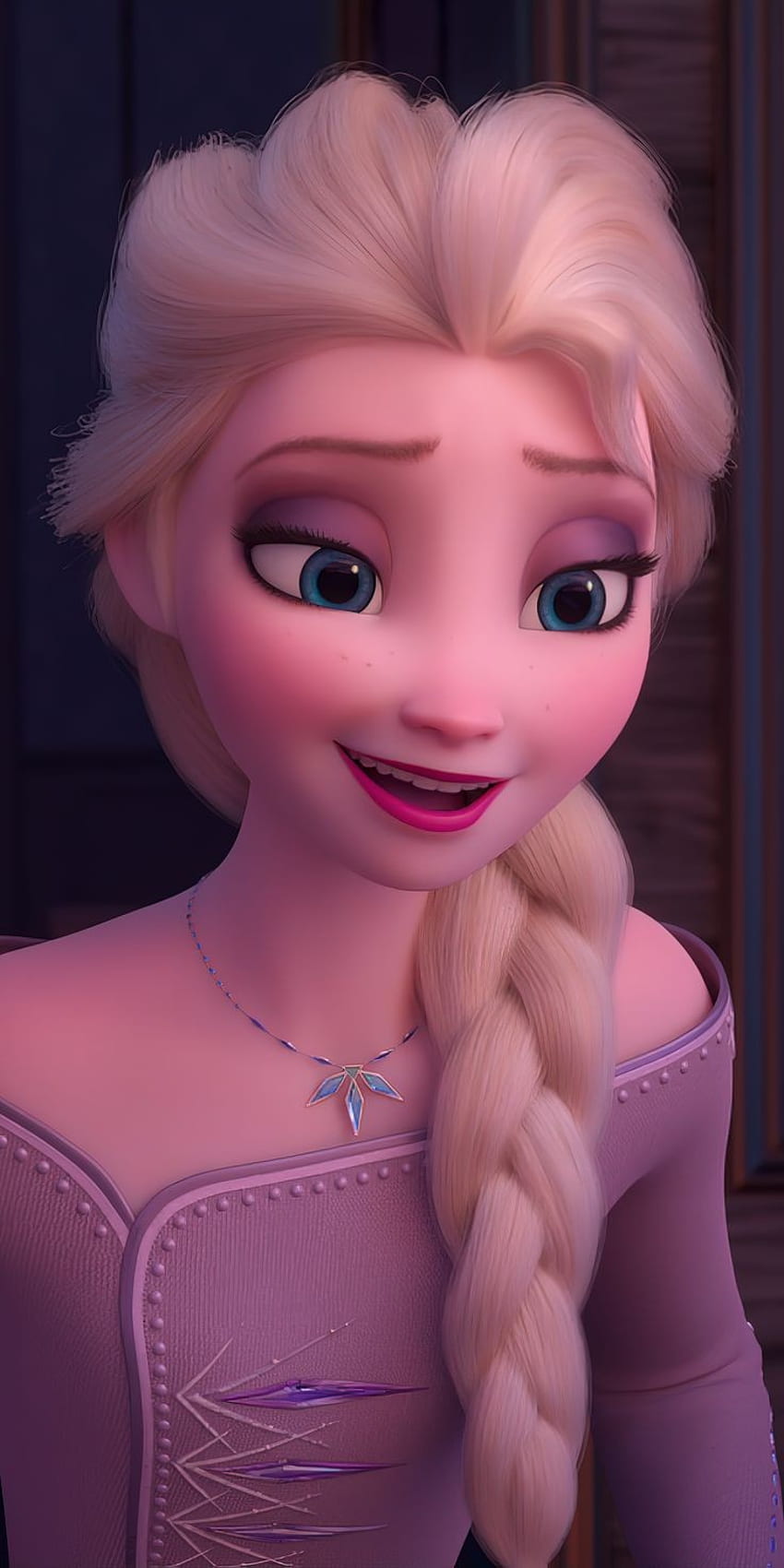 Elsa's ❄️ เอลซ่าโฟรเซ่นสีชมพู วอลล์เปเปอร์โทรศัพท์ HD