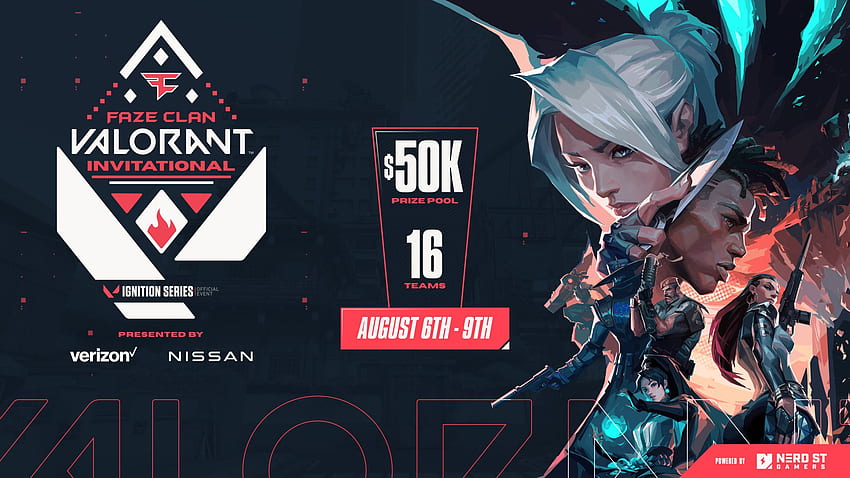 FaZe Clan to host VALORANT Invitational with $50,000 prize pool. Dot Esports, Valorant Ignition HD wallpaper