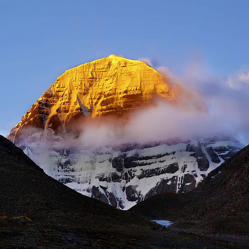 Kailash parvat, nuvem, céu Papel de parede de celular HD
