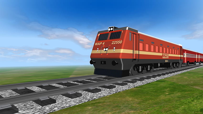 Tren, Hint Demiryolları HD duvar kağıdı