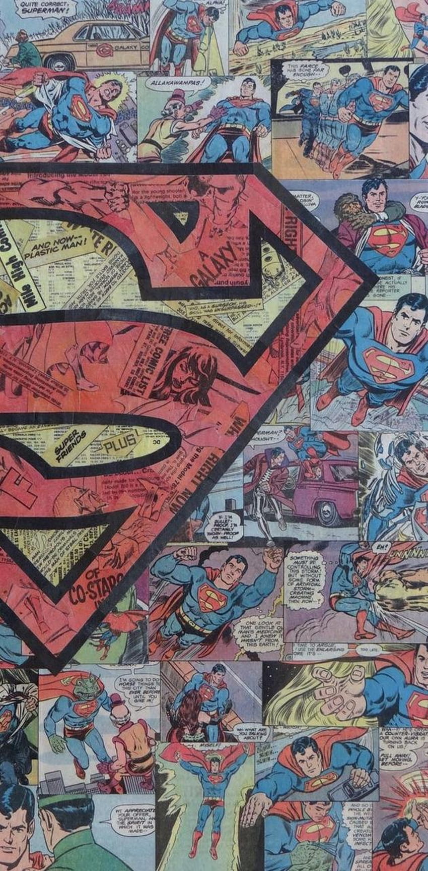 スーパーマンコミック、スーパーマンコミックブック HD電話の壁紙