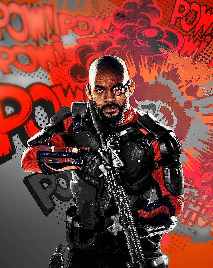 Deadshot Pasukan Bunuh Diri Will Smith wallpaper ponsel HD