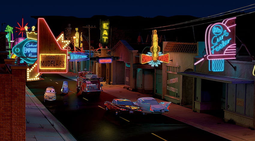 Cars de Disney, Radiador Springs fondo de pantalla