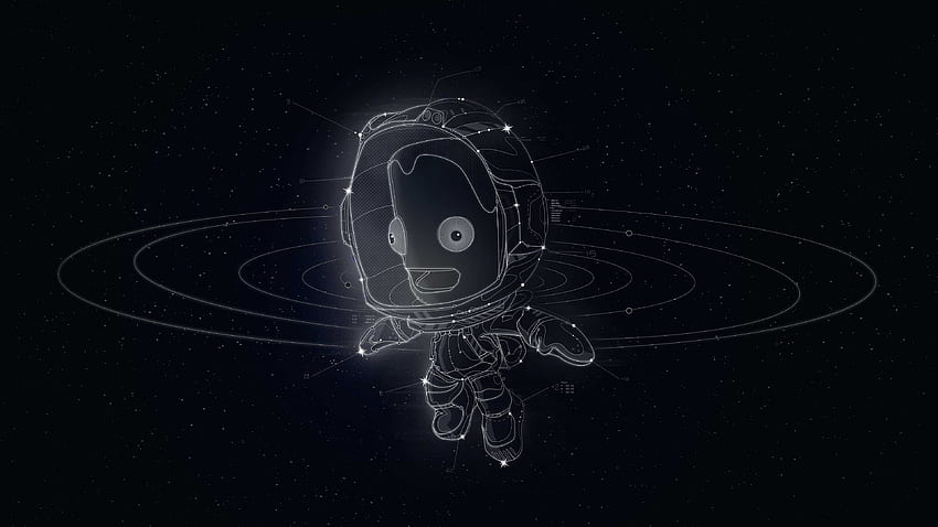 Space Drawing, Astronaut Drawing HD wallpaper