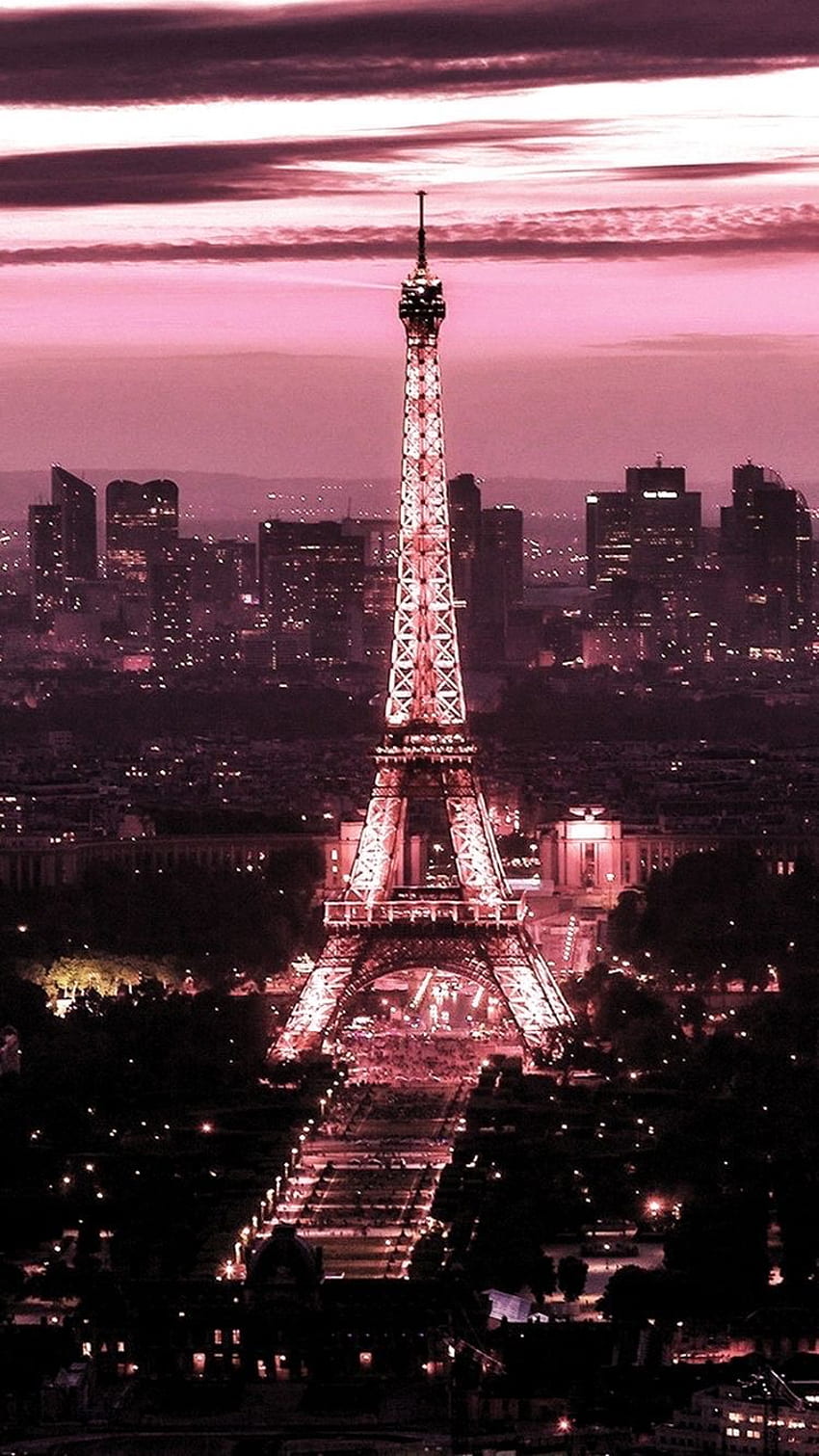 aesthetic, Pink Paris France HD phone wallpaper