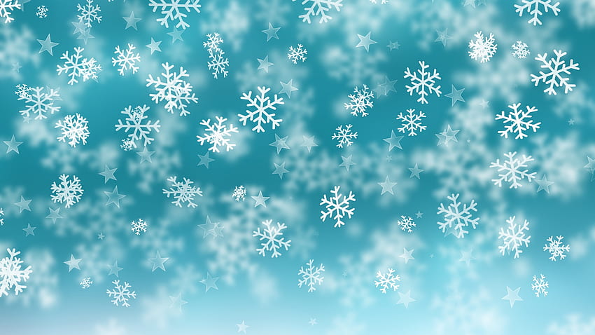 Snowflakes, blue, winter, white, snowflake, skin, iarna, texture HD wallpaper