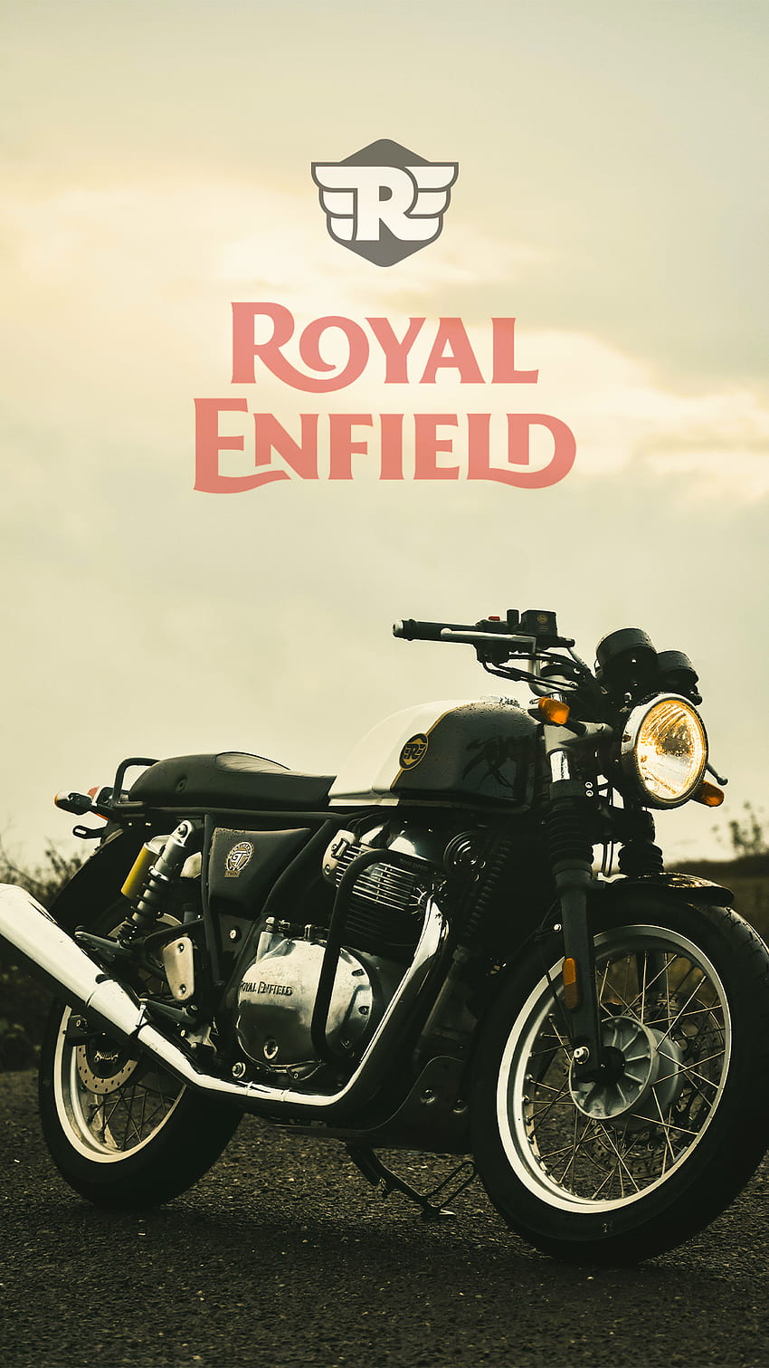 Royal Enfield GT650, мотоциклет, моторно превозно средство HD тапет за телефон