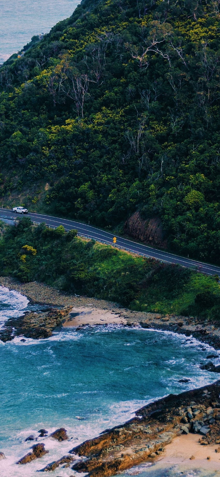 california coast, road, highway, aerial view, iphone x , background, 986 HD phone wallpaper