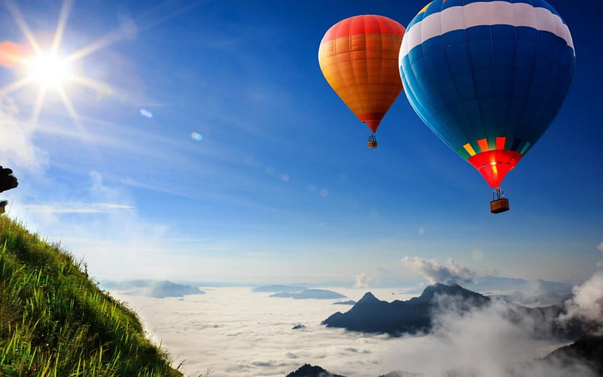 А walk over the clouds, clouds, sky, nature, walk HD wallpaper | Pxfuel