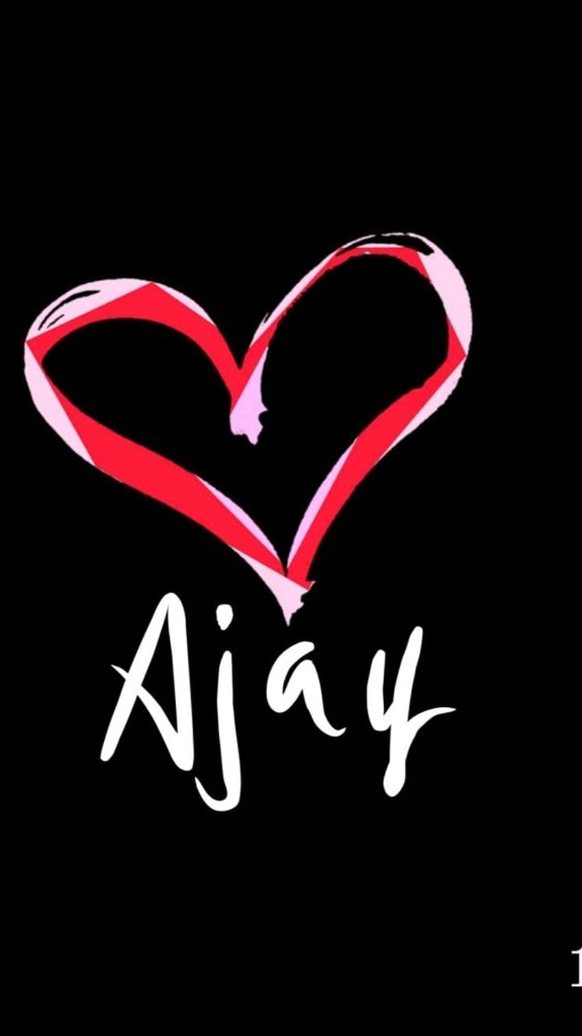A Name, Ajay, Heart HD phone wallpaper | Pxfuel