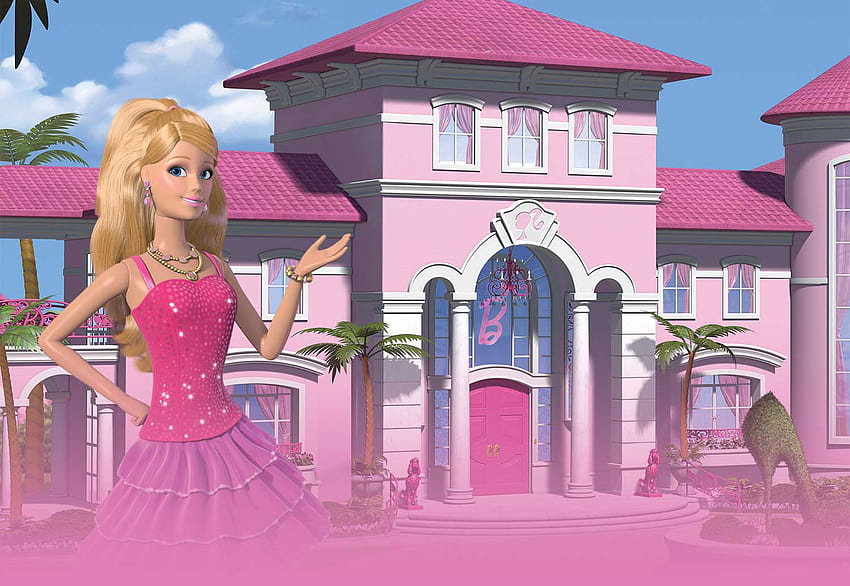 Barbie - Latar Belakang Rumah Barbie Dream - - teahub.io, Barbie Dreamhouse Wallpaper HD