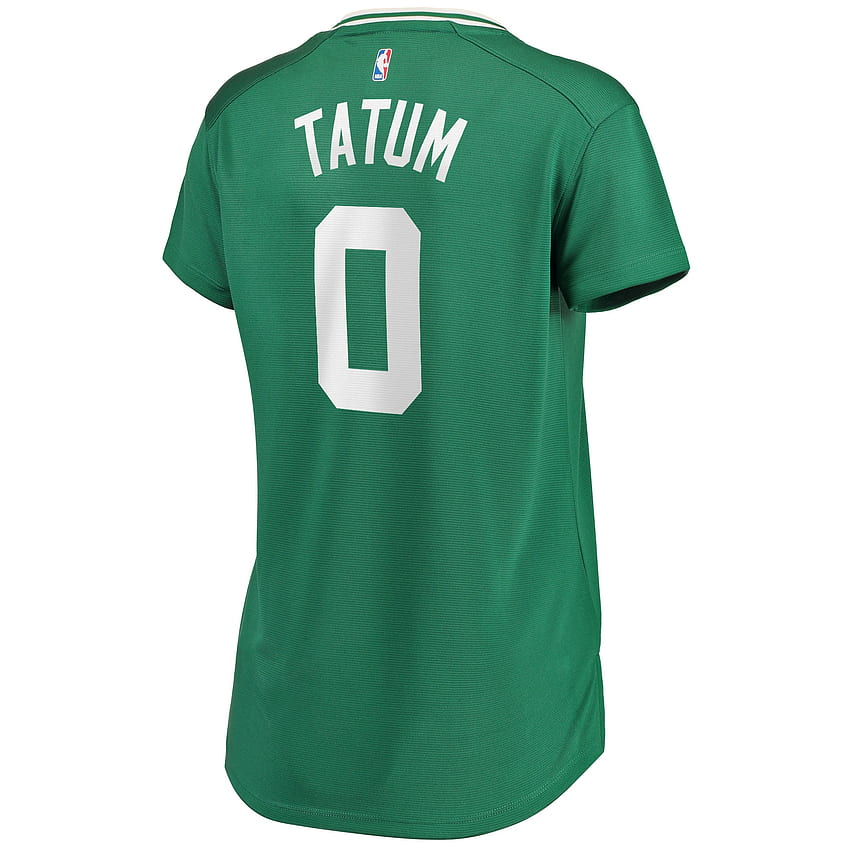 Fanatics - Jayson Tatum Boston Celtics Fanatics Branded Damska replika koszulki Fast Break - Icon Edition - Kelly Green Tapeta na telefon HD
