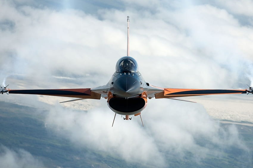 General Dynamics F-16 Fighting Falcon, siły powietrzne USA, samolot myśliwski, f 16, siły powietrzne Stanów Zjednoczonych Tapeta HD
