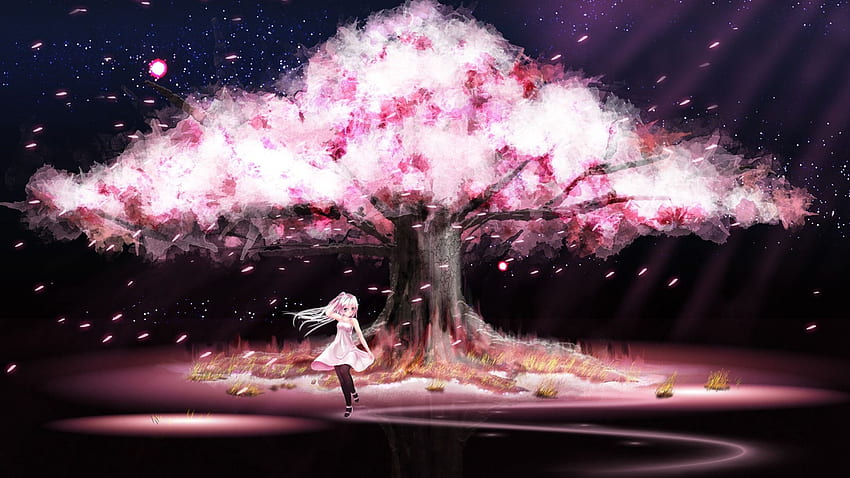 Sakura Cherry Blossoms Tree Nature Аниме Trees Jootix с [] за вашия мобилен телефон и таблет. Разгледайте аниме Cherry Blossom. Cherry Blossom, японски HD тапет