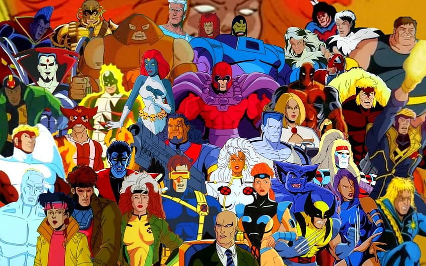 Dibujos animados de X-Men, dibujos animados de X-Men fondo de pantalla