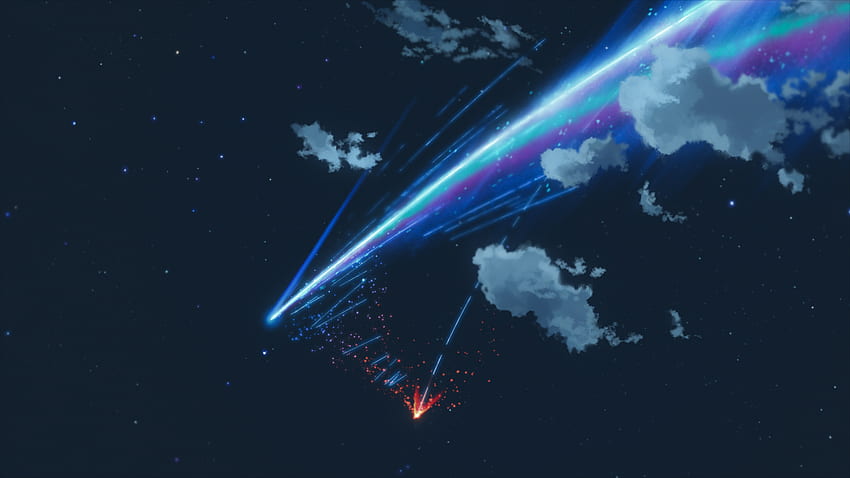 Meteorito Kimi No Nawa Gif fondo de pantalla