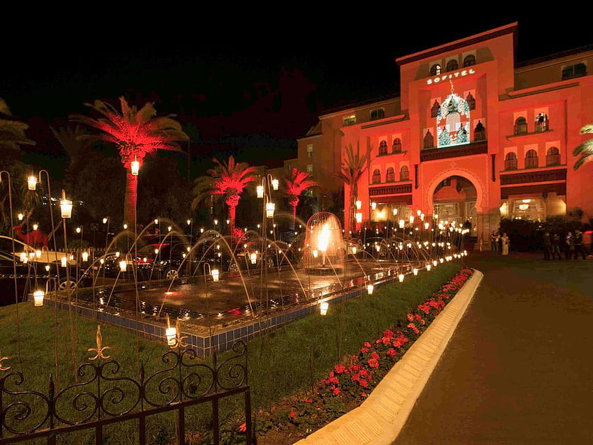 Hotel Sofitel Marrakech Palais Imperial, Marrakesh, Morocco, Marrakesch HD wallpaper