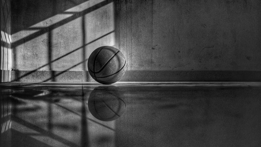 Basketball - Top 30 Best Basketball Background , Basketball Black and White HD wallpaper