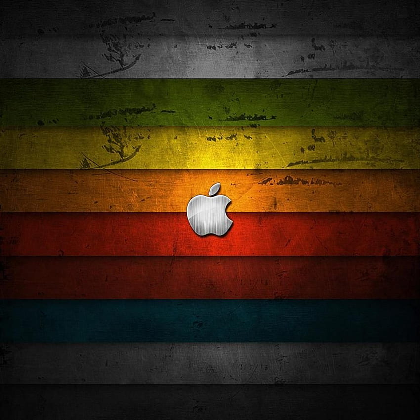 แอปเปิ้ลแผงสายรุ้ง iPad - iPad โลโก้แอปเปิ้ลสีรุ้ง วอลล์เปเปอร์โทรศัพท์ HD
