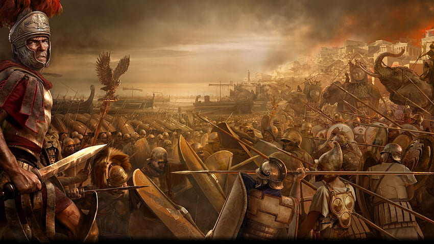 あなたの、モバイル＆タブレット用のセガファンタジーローマ軍の戦士の戦士の戦いの背景[]。 古代ローマを探検。 古代、古代のデザイン、ローマ 高画質の壁紙