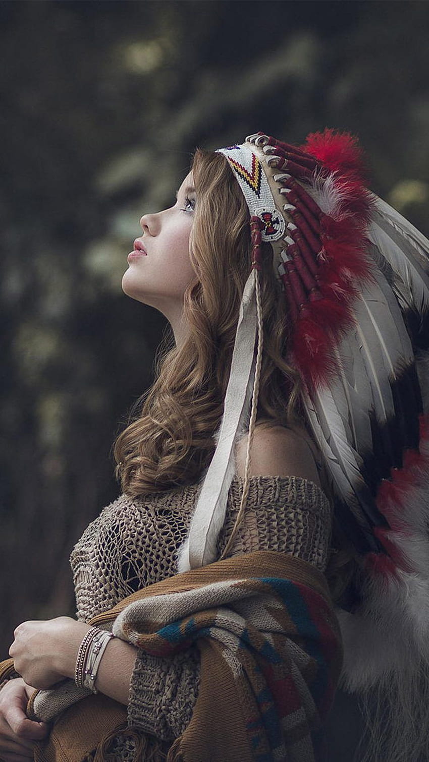 Piękny Native American Ultra Mobile. Rdzenni Amerykanie, Amerykanie, Odzież rdzennych Amerykanów, Rdzenne kobiety Tapeta na telefon HD
