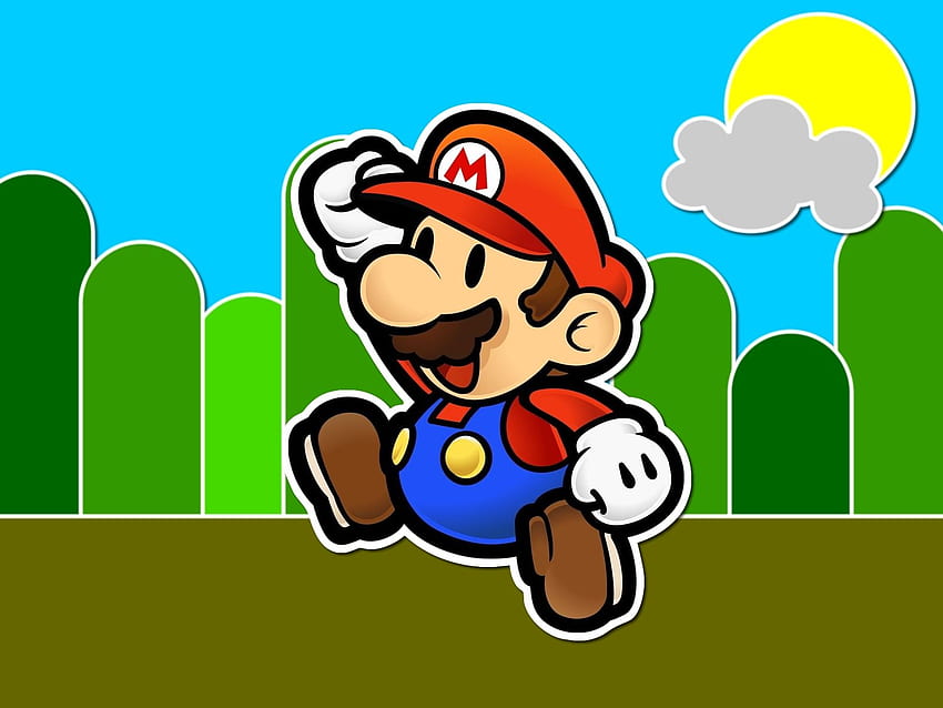 havalı Mario HD duvar kağıdı
