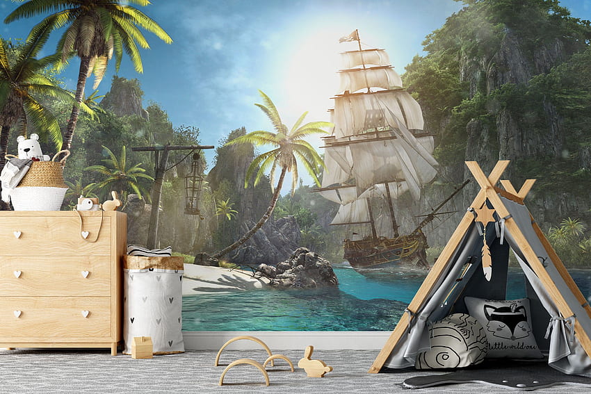 Treasure Island Pirates Sea Adventure. Etsy. Insel , n, Abenteuer der Meere HD-Hintergrundbild
