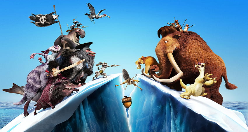Ледена епоха: Континентален дрейф, филм, анимация HD тапет