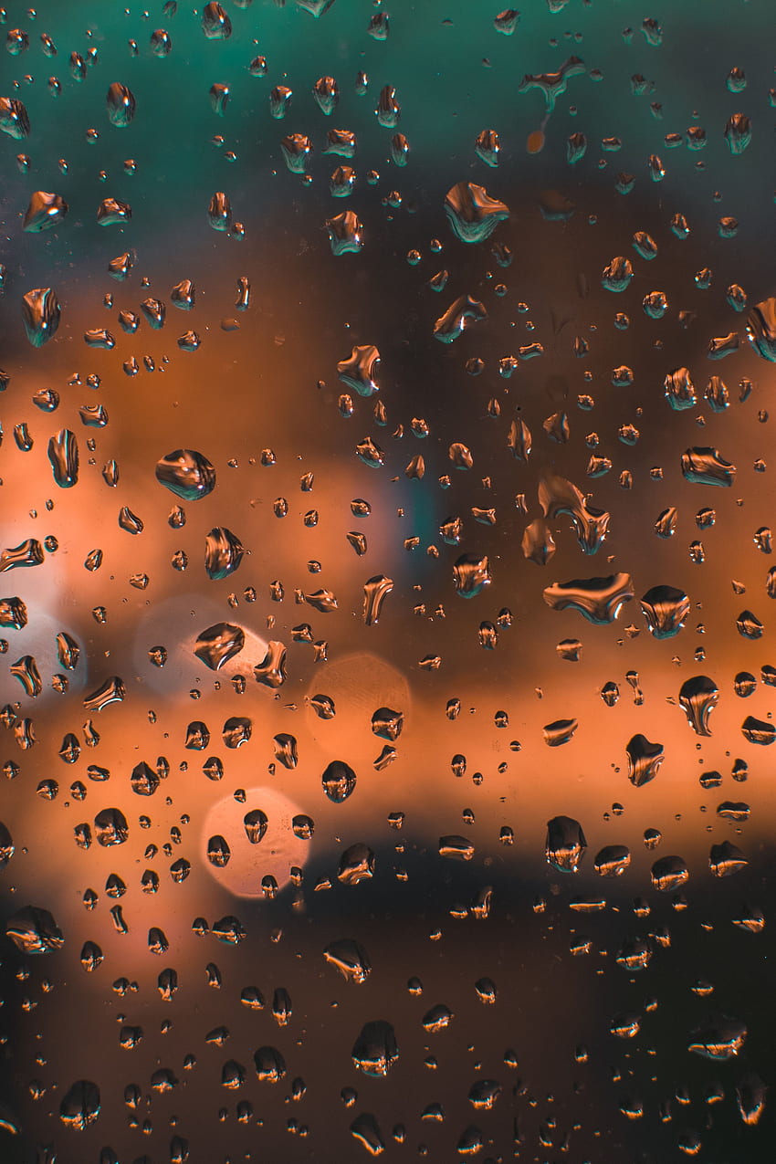 Drops, Macro, Glare, Surface, Glass, Stains, Spots HD phone wallpaper