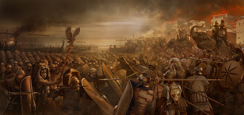 Haute résolution = guerre totale rome ii. Carthage, Empire romain, Perse Fond d'écran HD