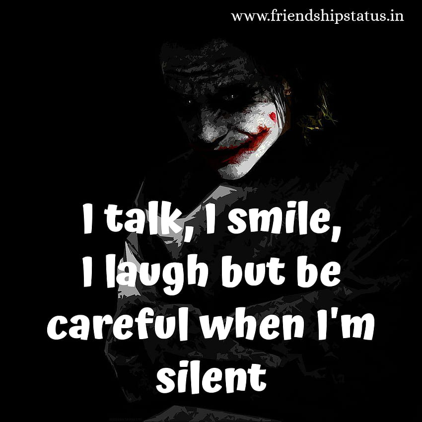 Best Iconic The Joker Quotes , Creepy Quotes HD phone wallpaper | Pxfuel