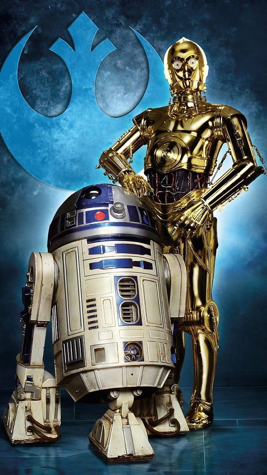 Pemberontak Star War R2 D2, c-3po, action_figure wallpaper ponsel HD