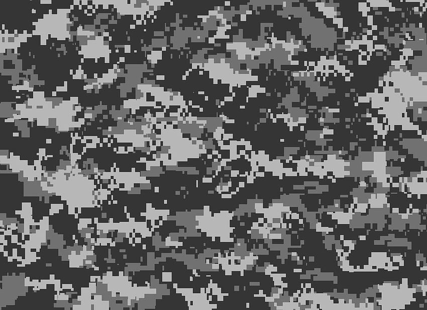 Camouflage pixel, camouflage gris Fond d'écran HD