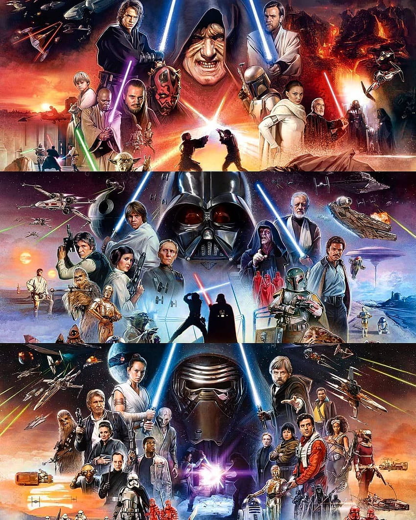 Star Wars Lore บน Instagram: The Saga สิ้นสุดลงแล้ว คุณคิดว่า Disney จัดการกับ Seque ในปี 2020 อย่างไร Star wars , โปสเตอร์ยนตร์ Star wars , Star wars , Star Wars Original Trilogy วอลล์เปเปอร์โทรศัพท์ HD
