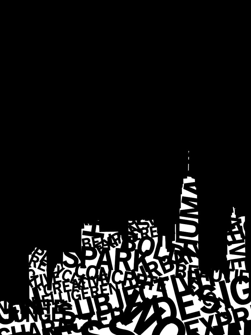 : Ville noire. LLOBE Design, Un Digital + Web Fond d'écran de téléphone HD