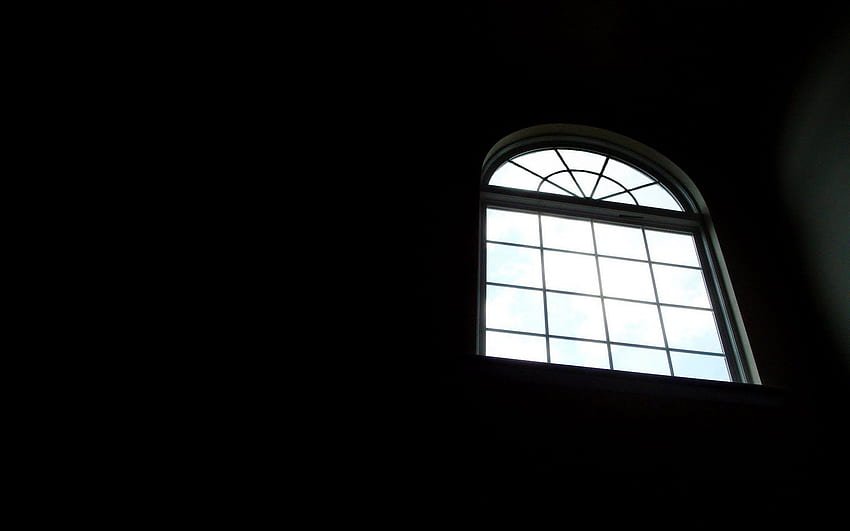 de Windows de la iglesia, Iglesia negra fondo de pantalla