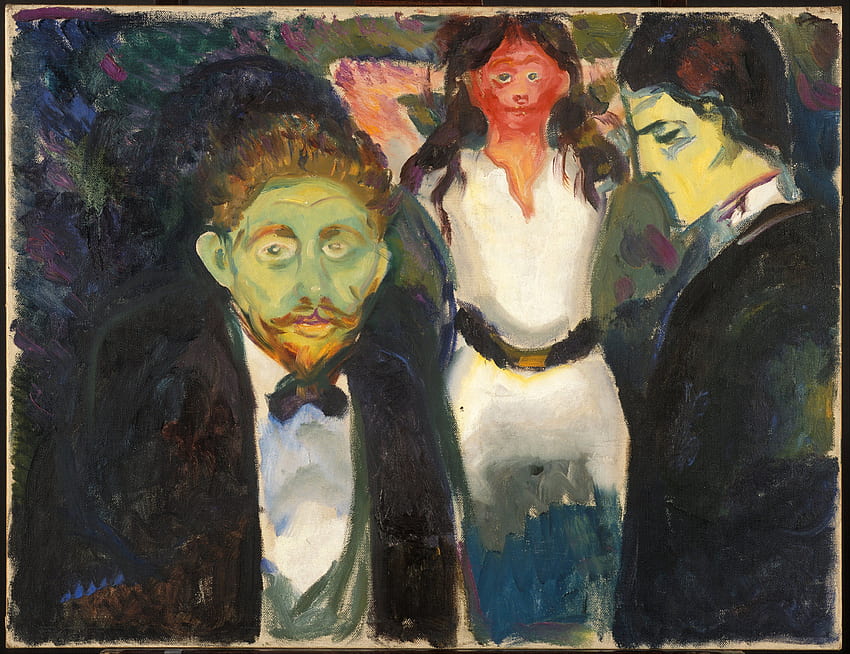 Edvard Munch - Celos - Arte de Google fondo de pantalla