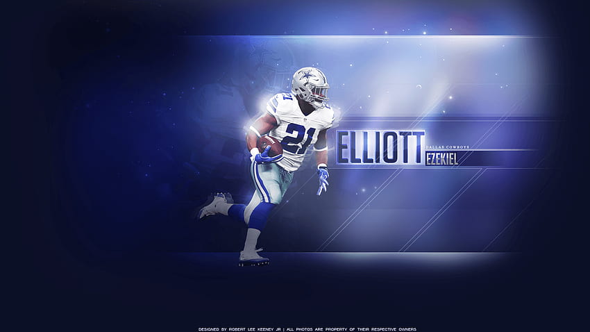 Ezekiel Elliott, on the cowboys, player, HD phone wallpaper