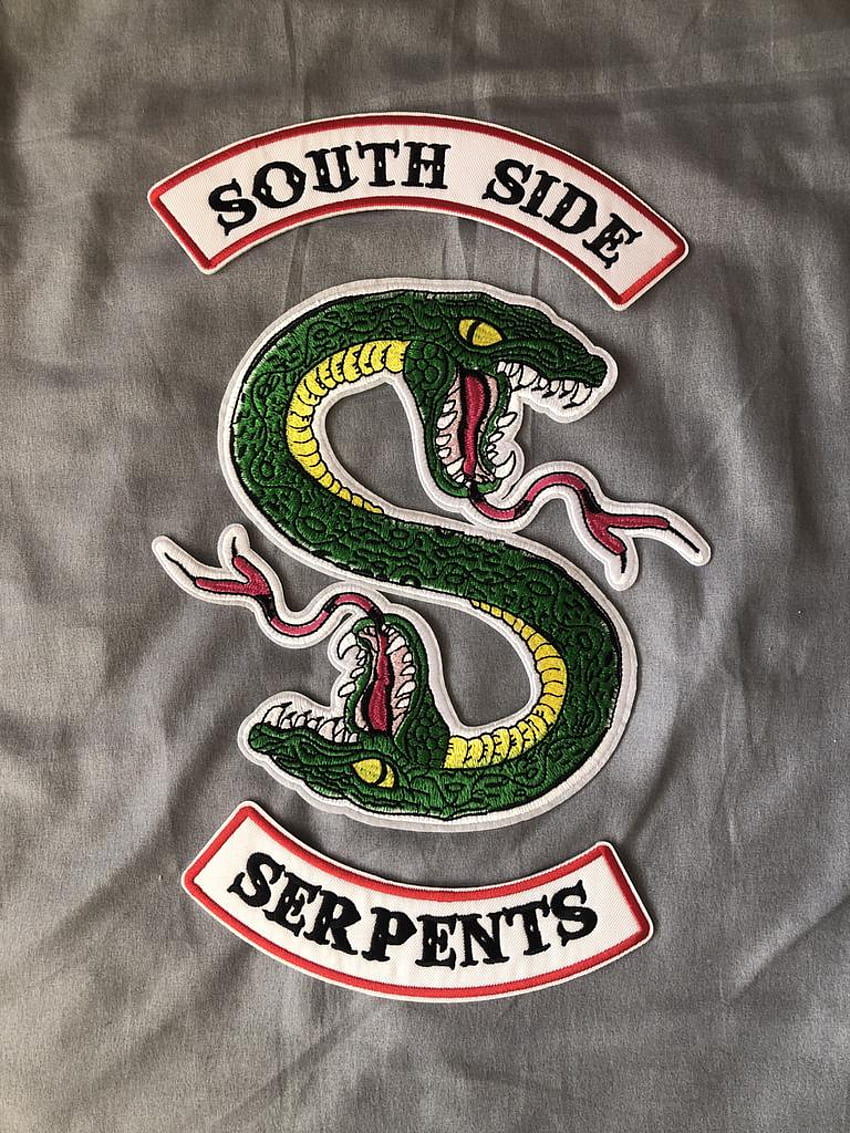 Riverdale South Side Serpents Naszywka na ubrania Naszywka z cekinami Haftowana aplikacja z motywem Kup w niskich cenach w sklepie internetowym Joom Tapeta na telefon HD