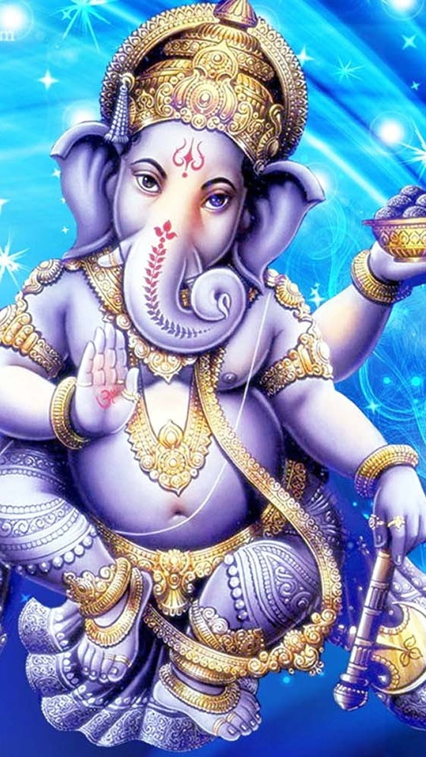 Best Ganesh, Blue Theme HD phone wallpaper | Pxfuel