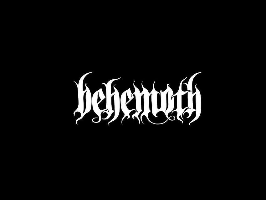 Behemoth Logo, Behemoth Band HD wallpaper