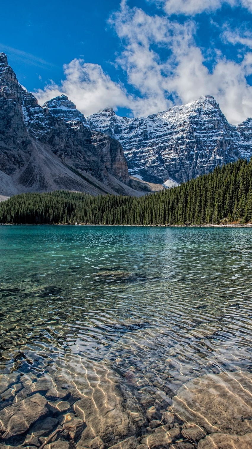 캐나다 온타리오 에메랄드 호수 HD 전화 배경 화면